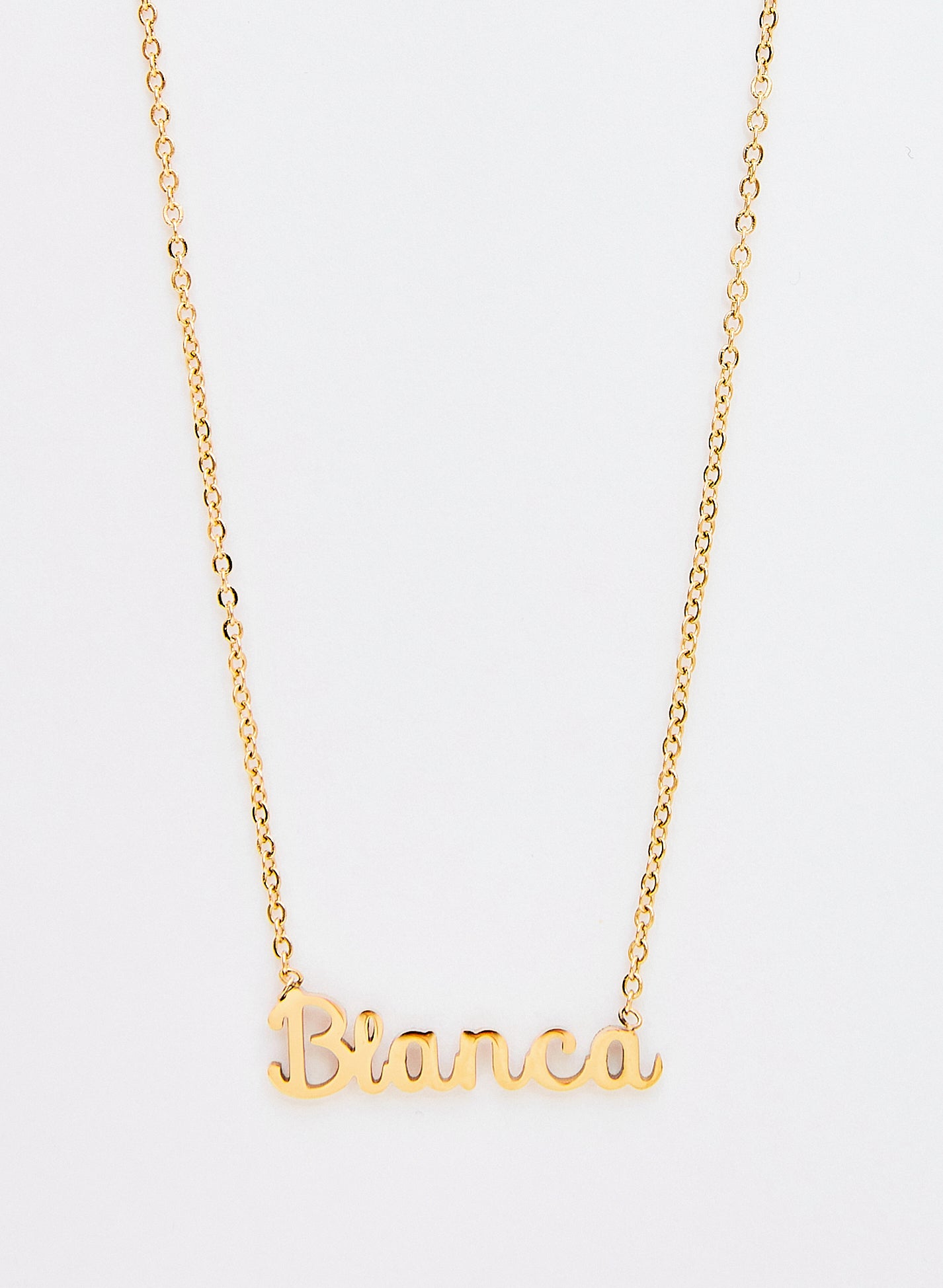 COLLAR BLANCA DORADO