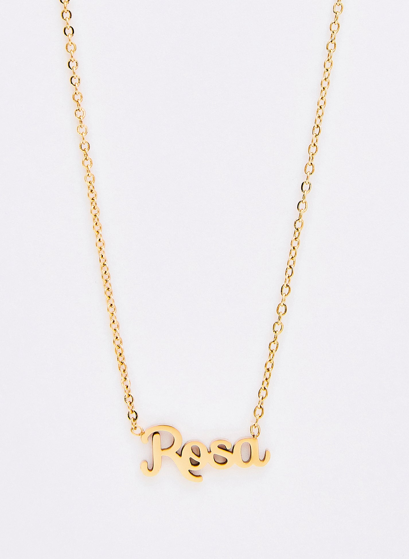 COLLAR ROSA DORADO