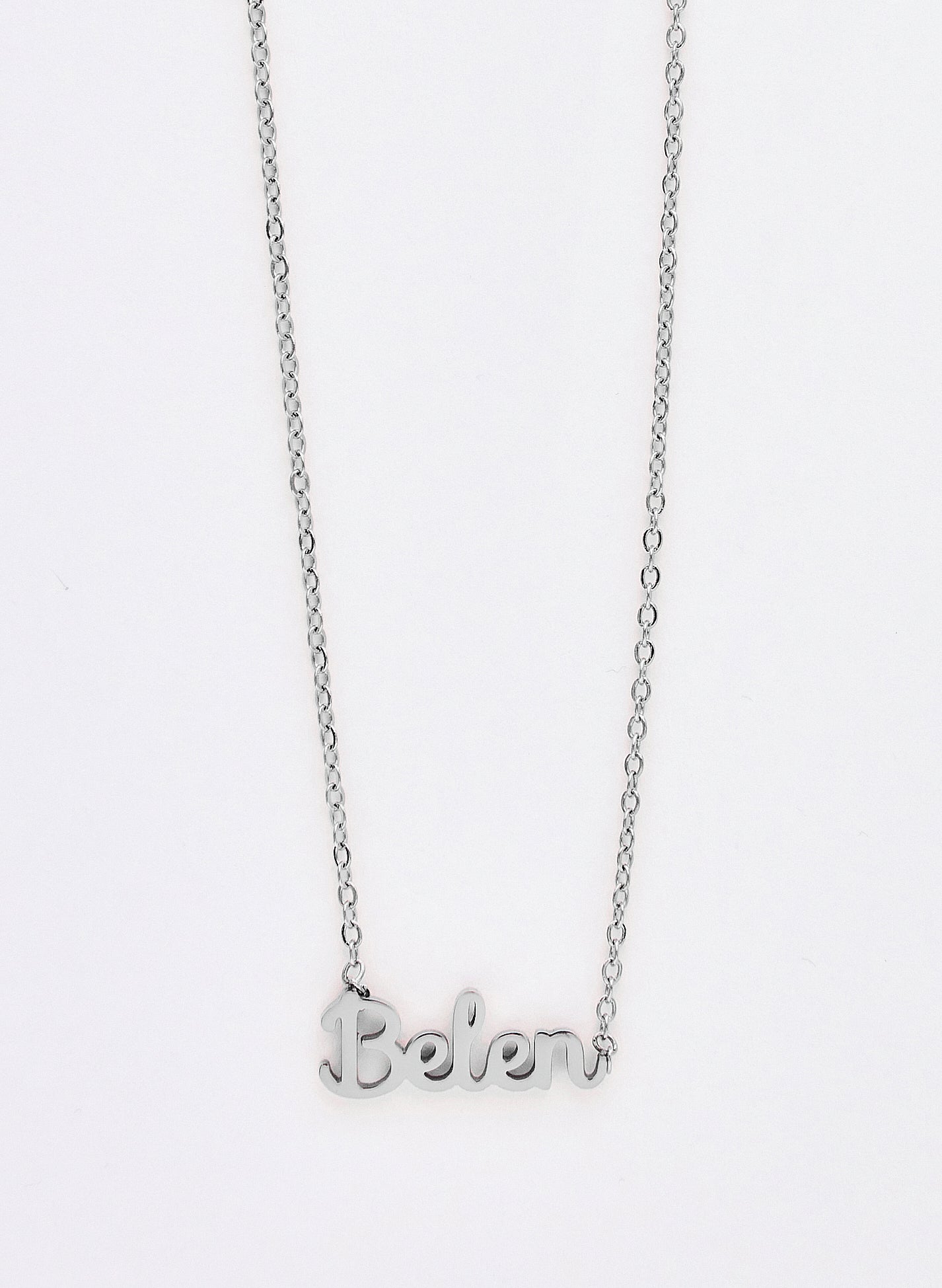 COLLAR BELEN PLATEADO