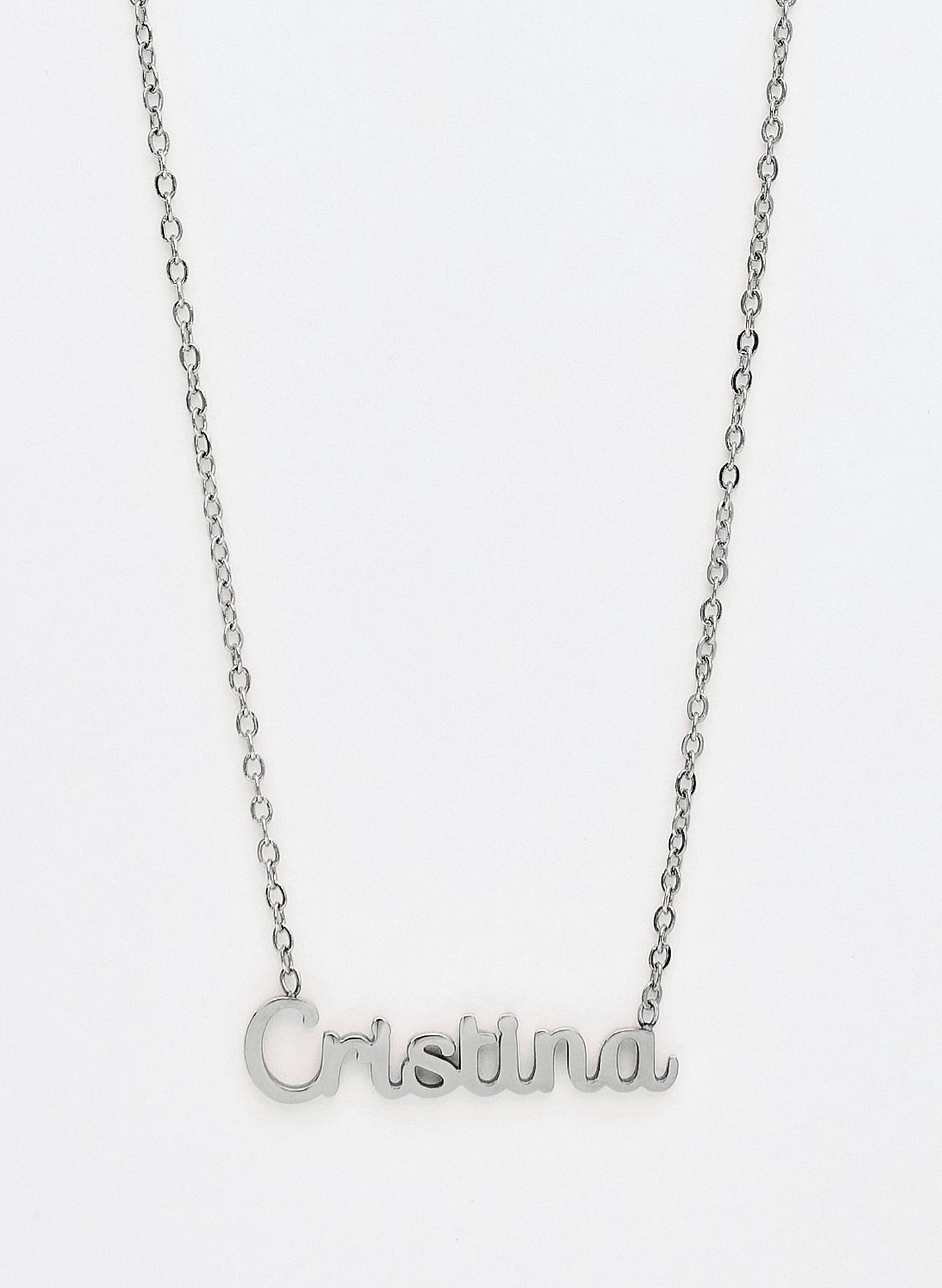COLLAR CRISTINA PLATEADO