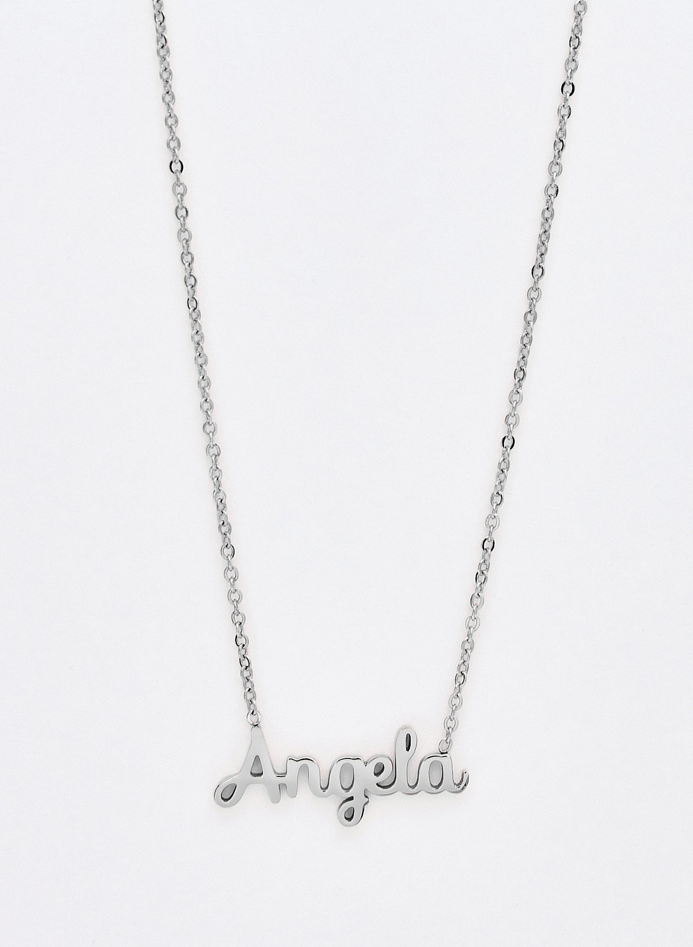 COLLAR ANGELA PLATEADO