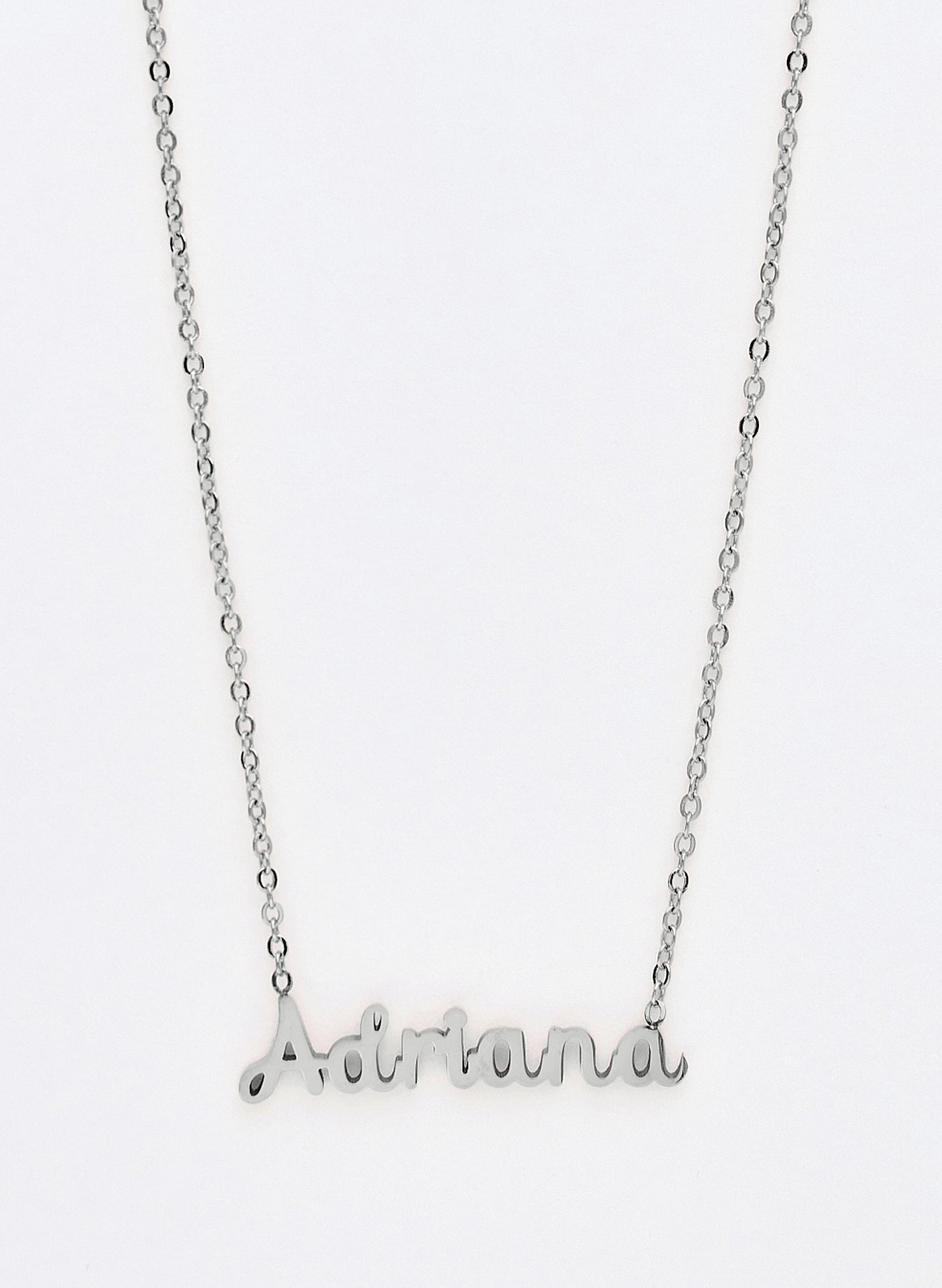 COLLAR ADRIANA PLATEADO