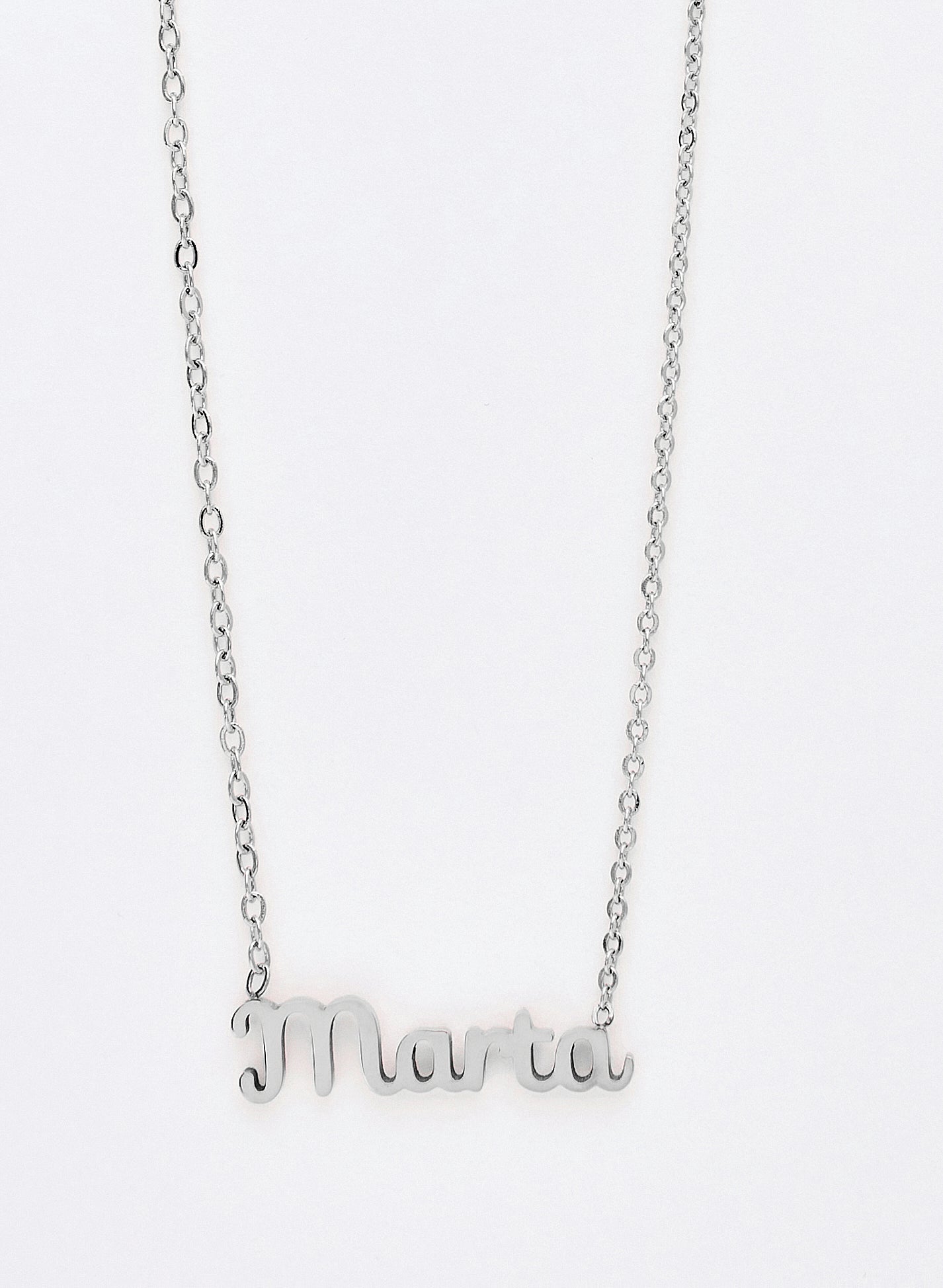 COLLAR MARTA PLATEADO