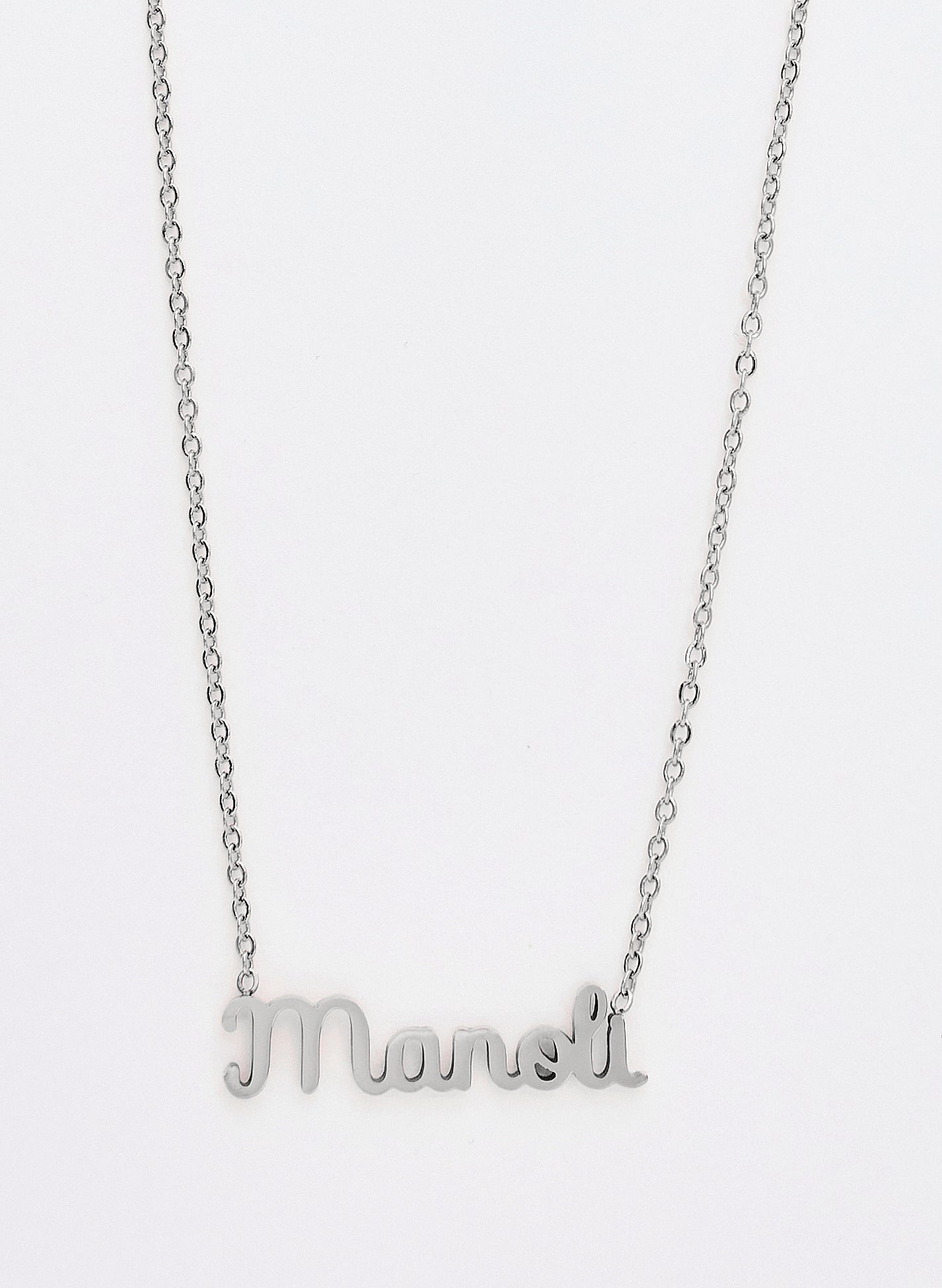 COLLAR MANOLI PLATEADO