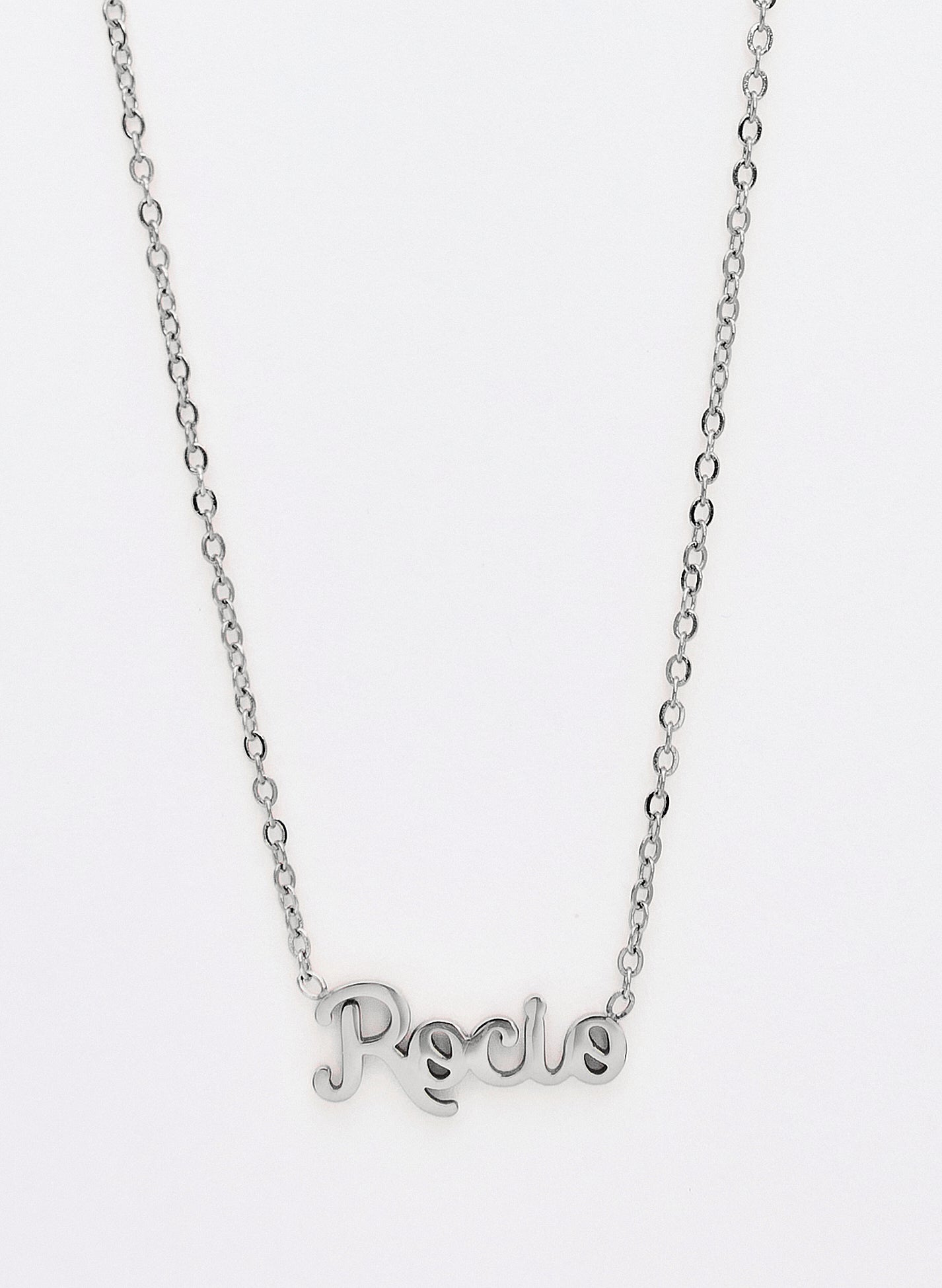 COLLAR ROCIO PLATEADO