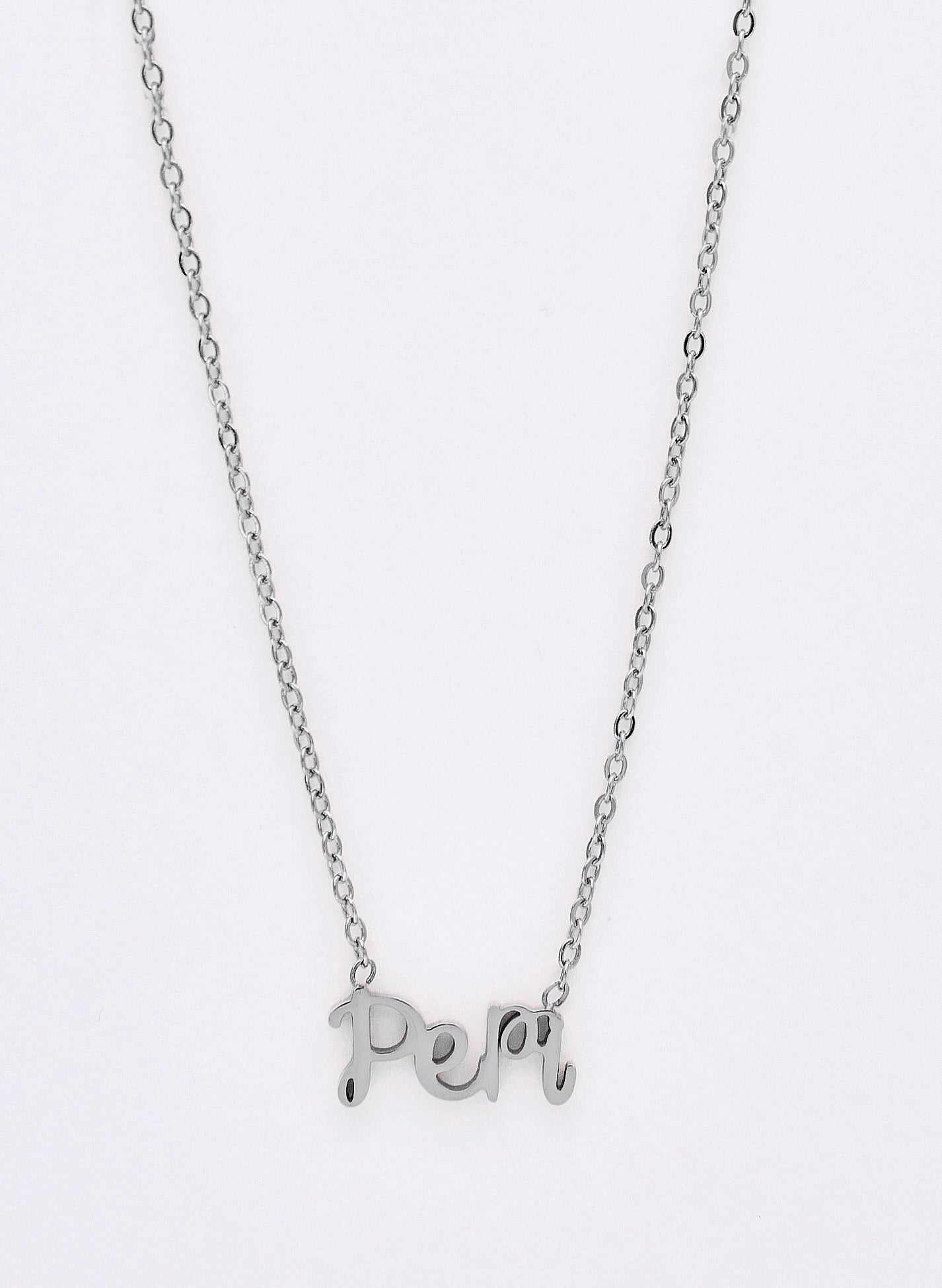 COLLAR PEPI PLATEADO