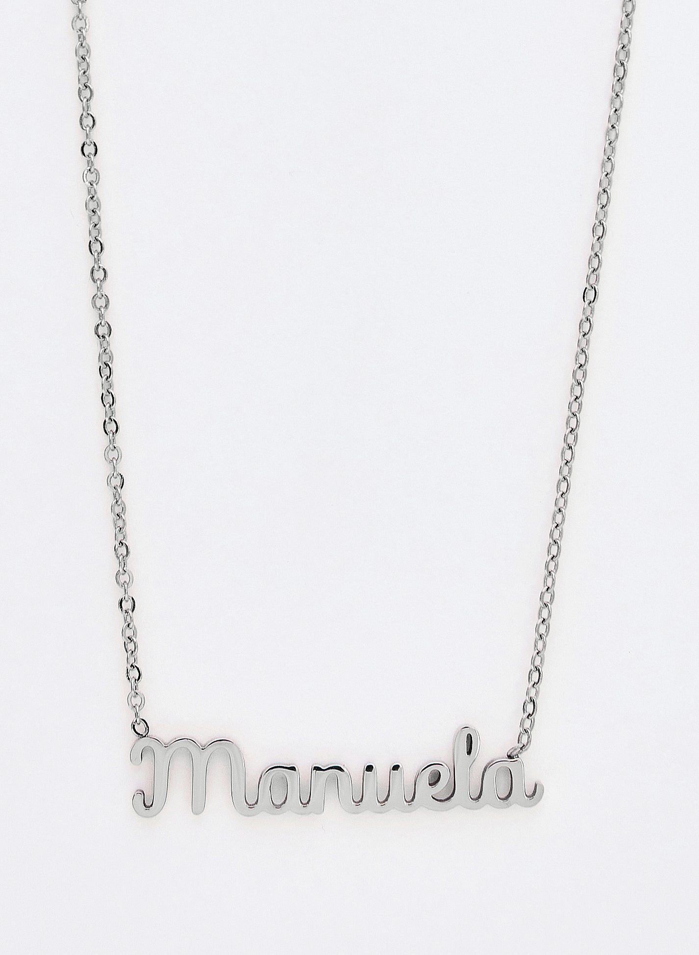 COLLAR MANUELA PLATEADO