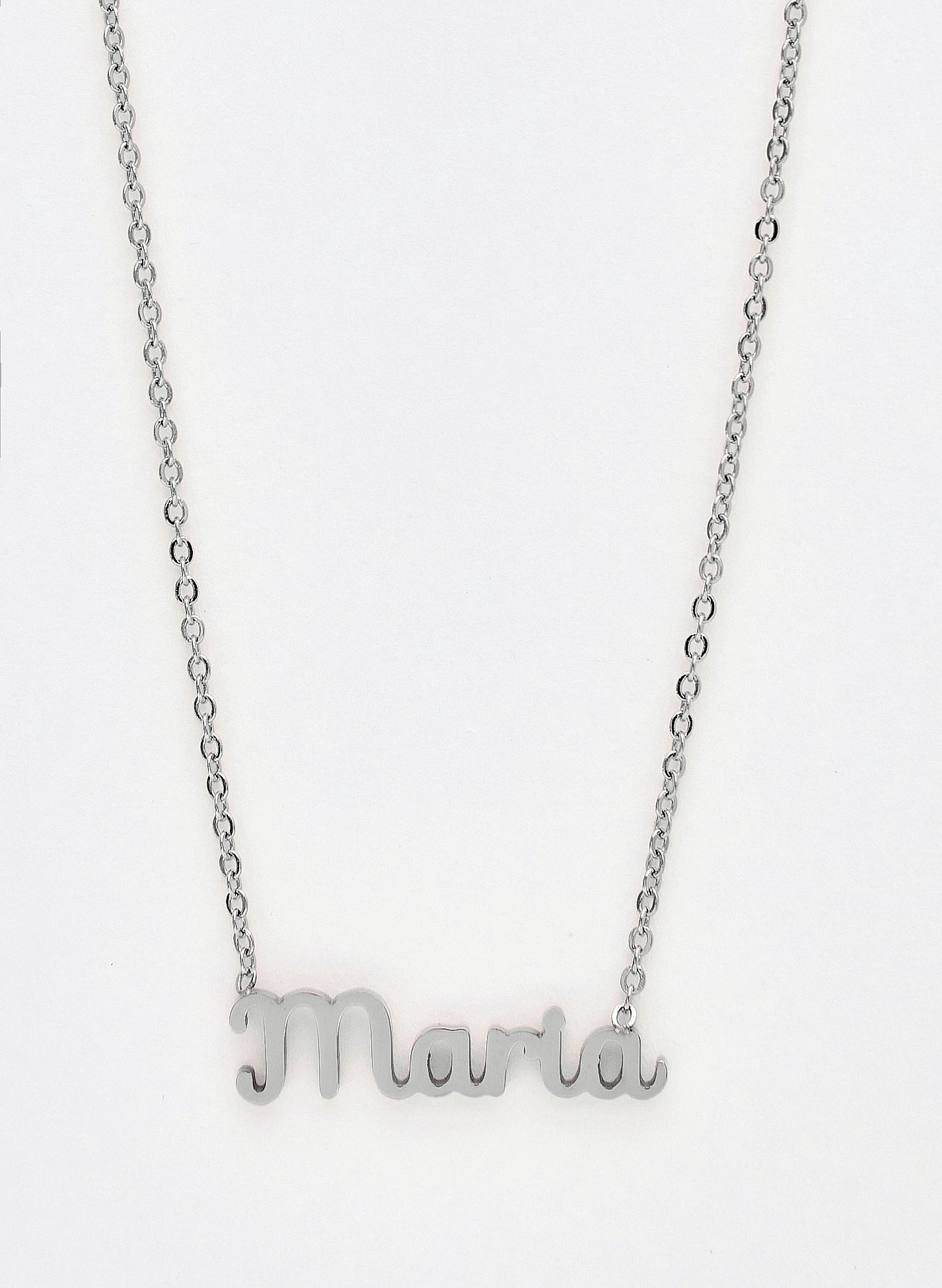 COLLAR MARIA PLATEADO