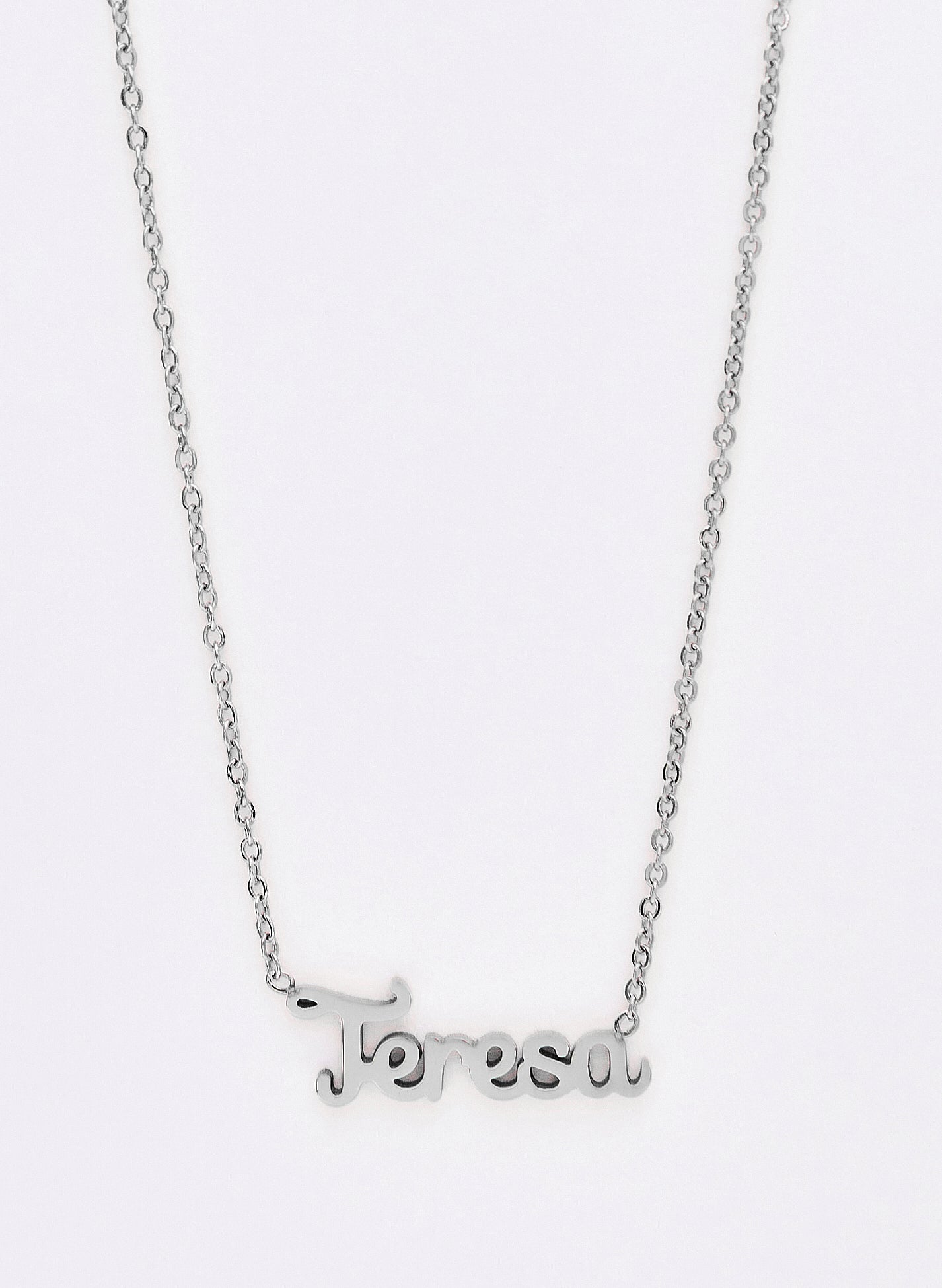 COLLAR TERESA PLATEADO