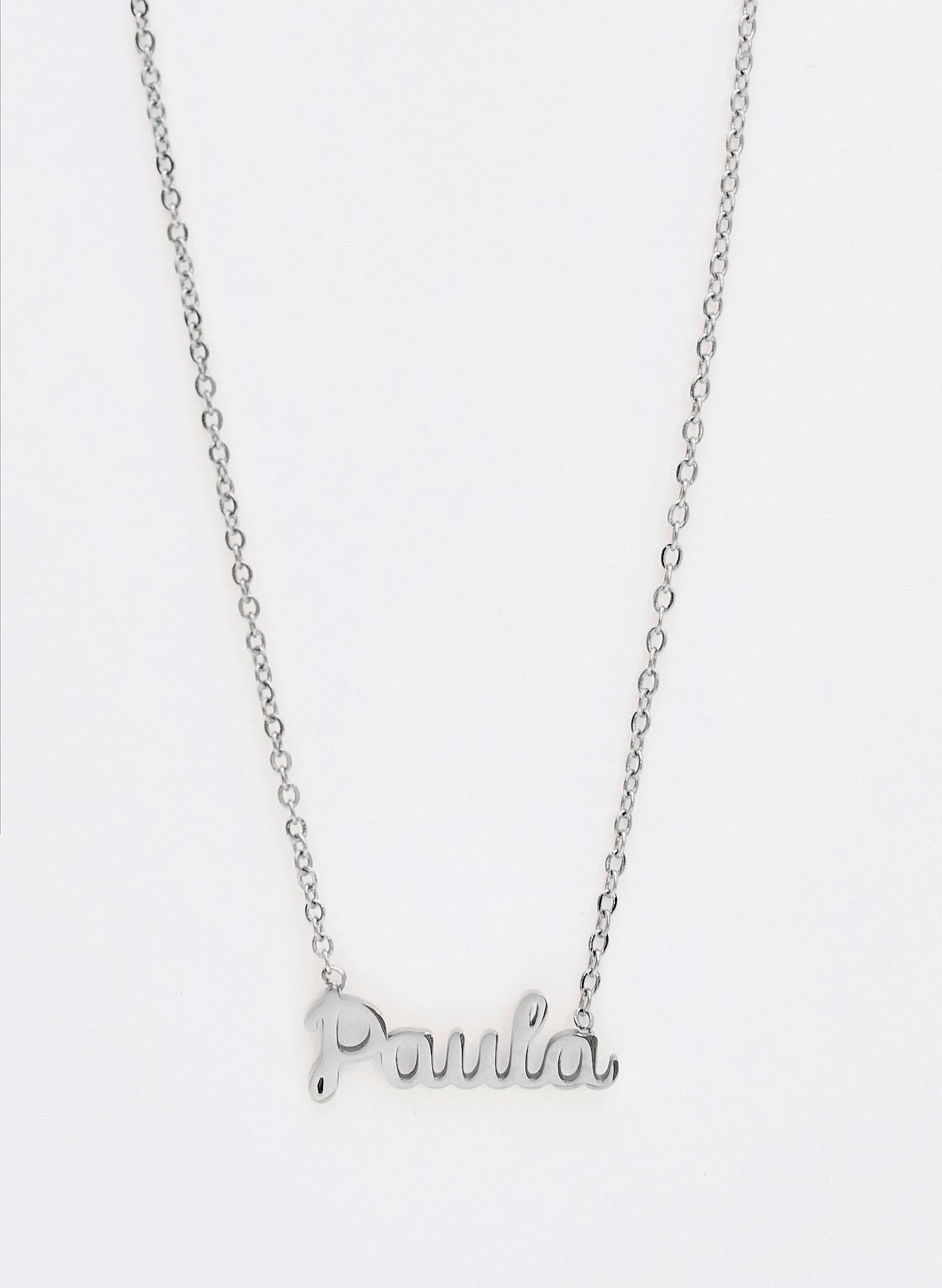 COLLAR PAULA PLATEADO