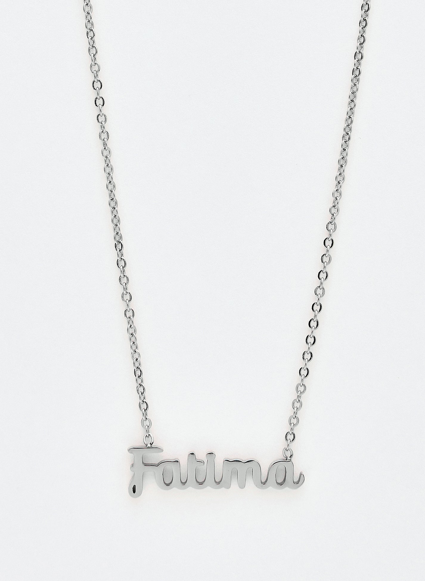 COLLAR FATIMA PLATEADO