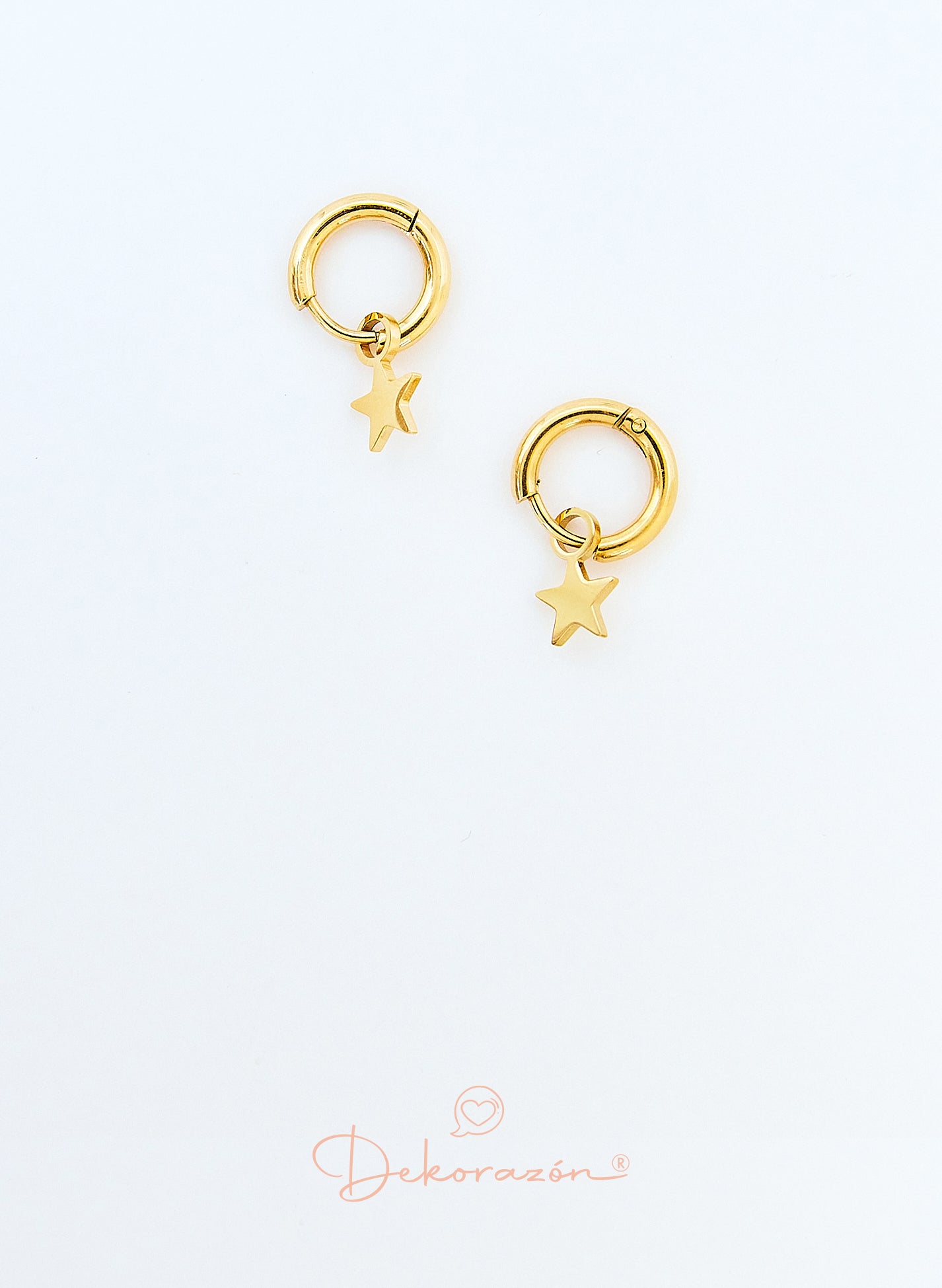 PENDIENTES ESTRELLA DORADO