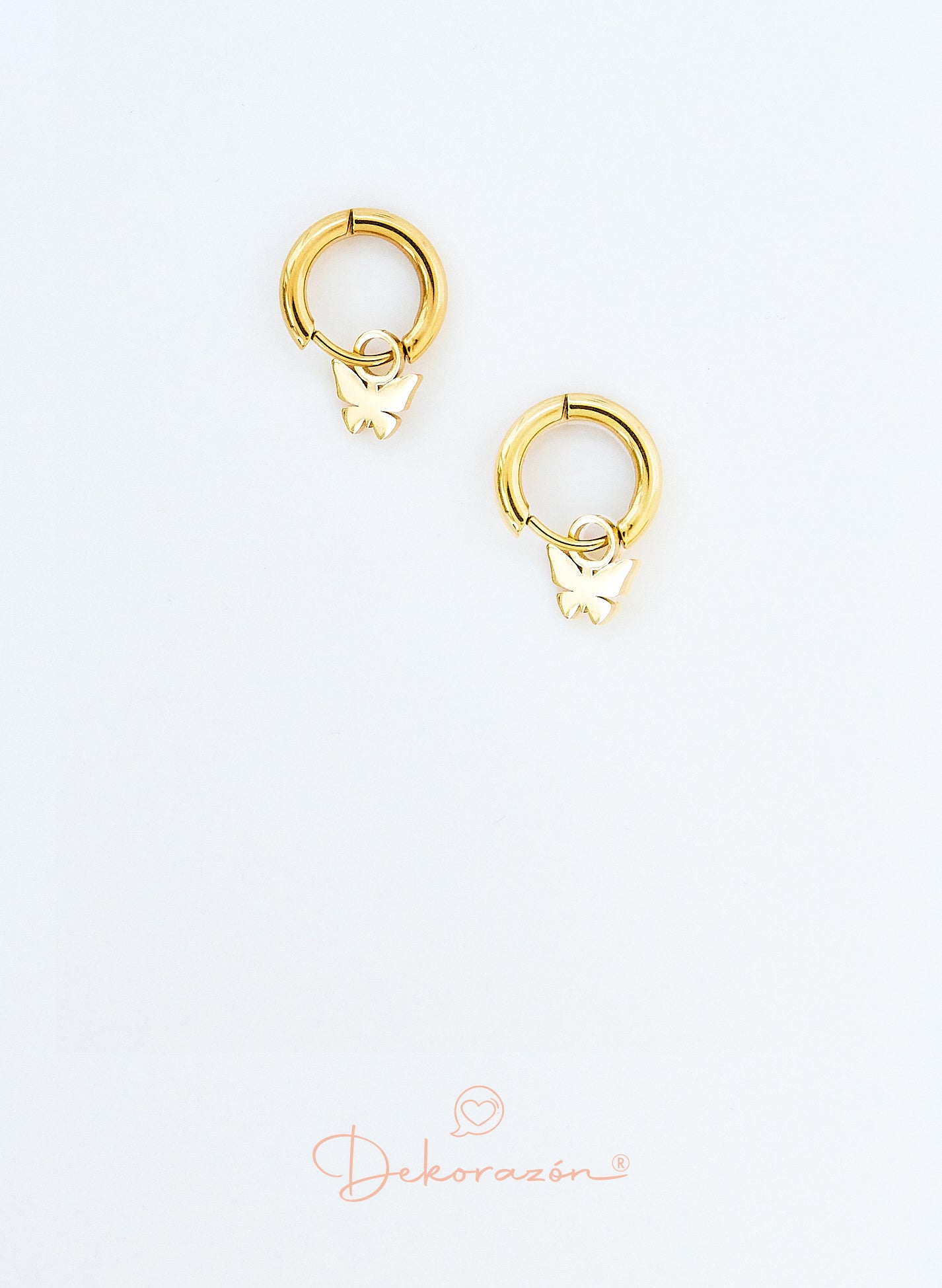 PENDIENTES MARIPOSA DORADO