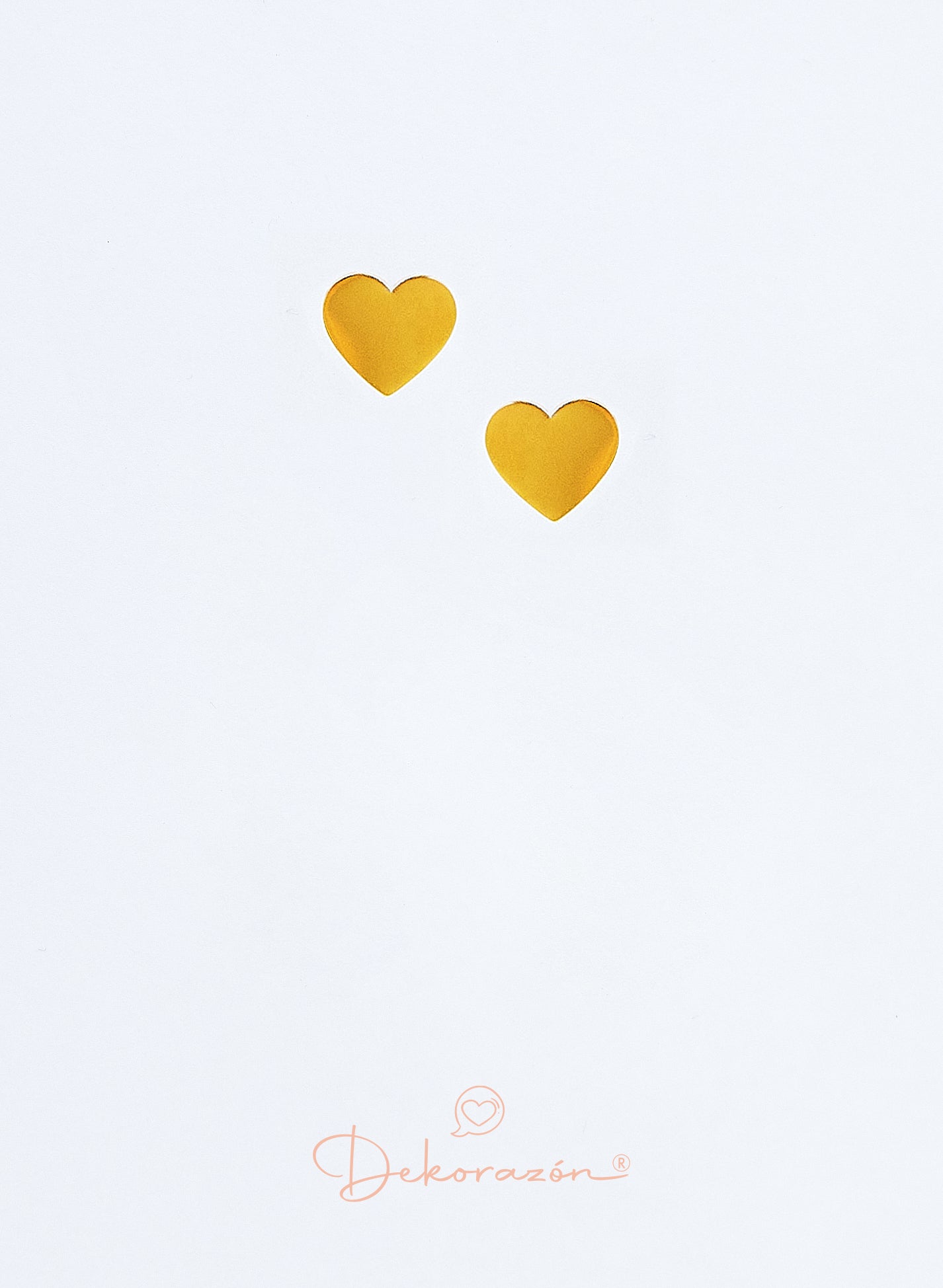 PENDIENTES CORAZÓN DORADO
