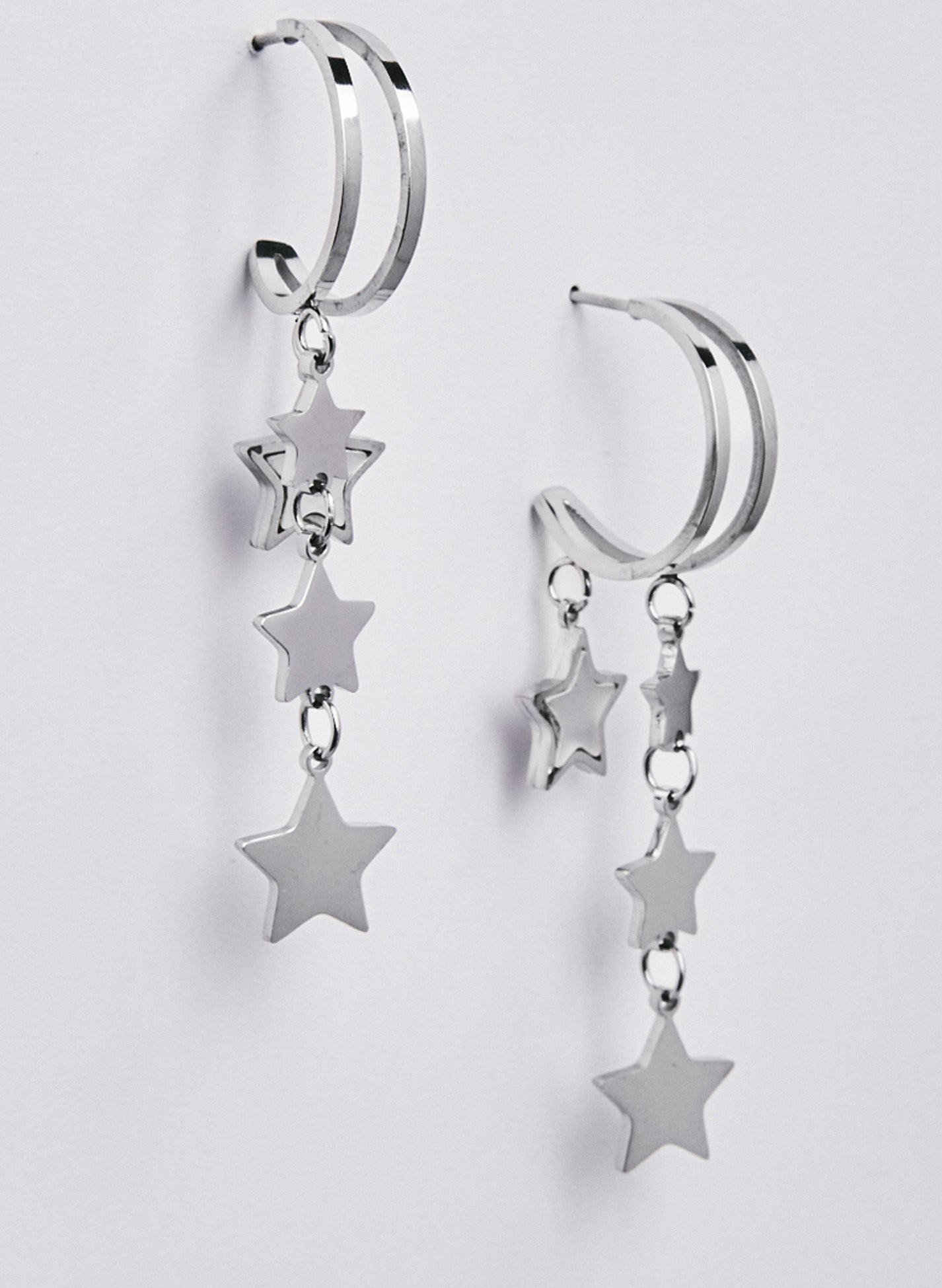 PENDIENTES ASTRID PLATEADO