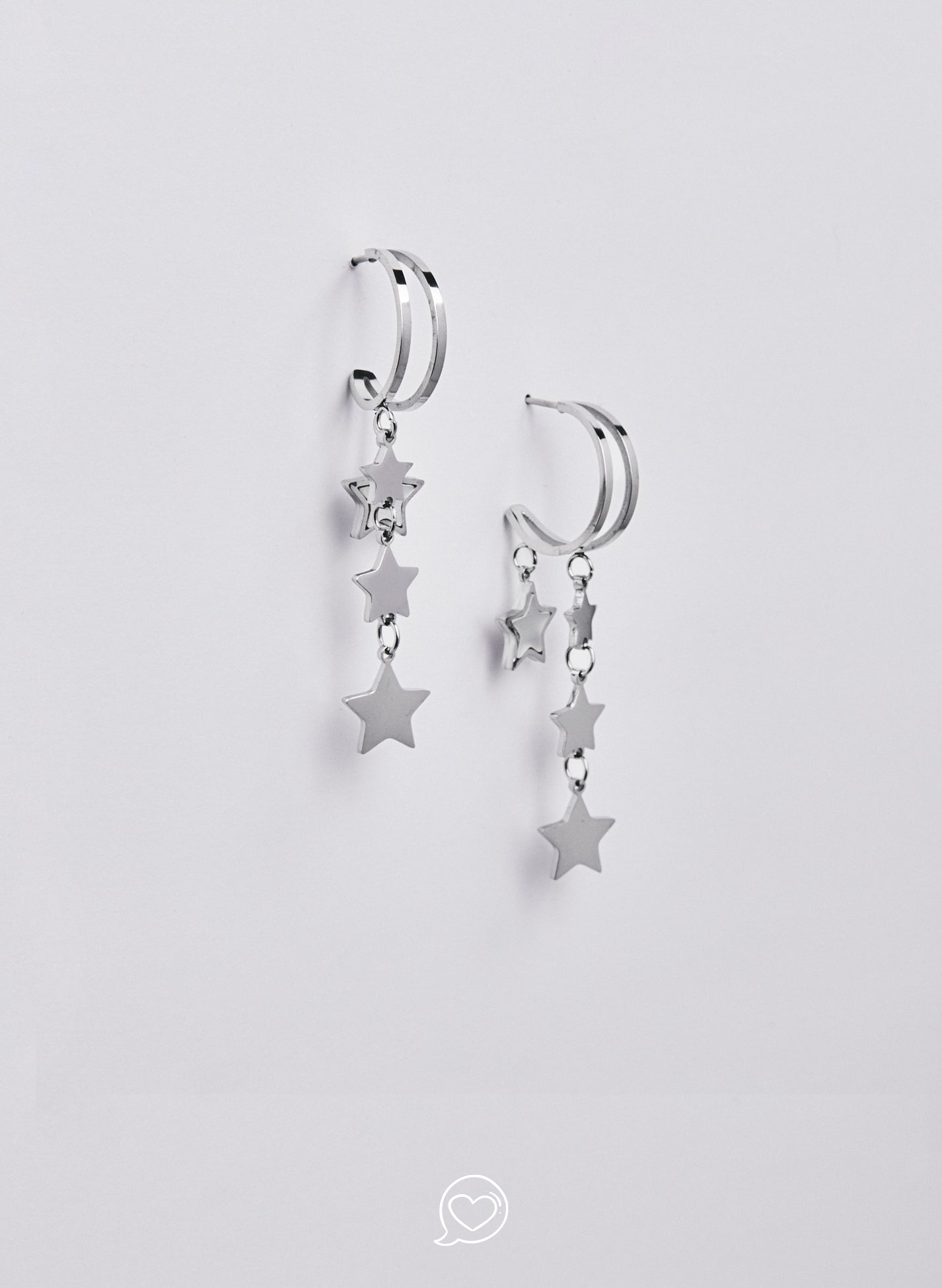 PENDIENTES ASTRID PLATEADO