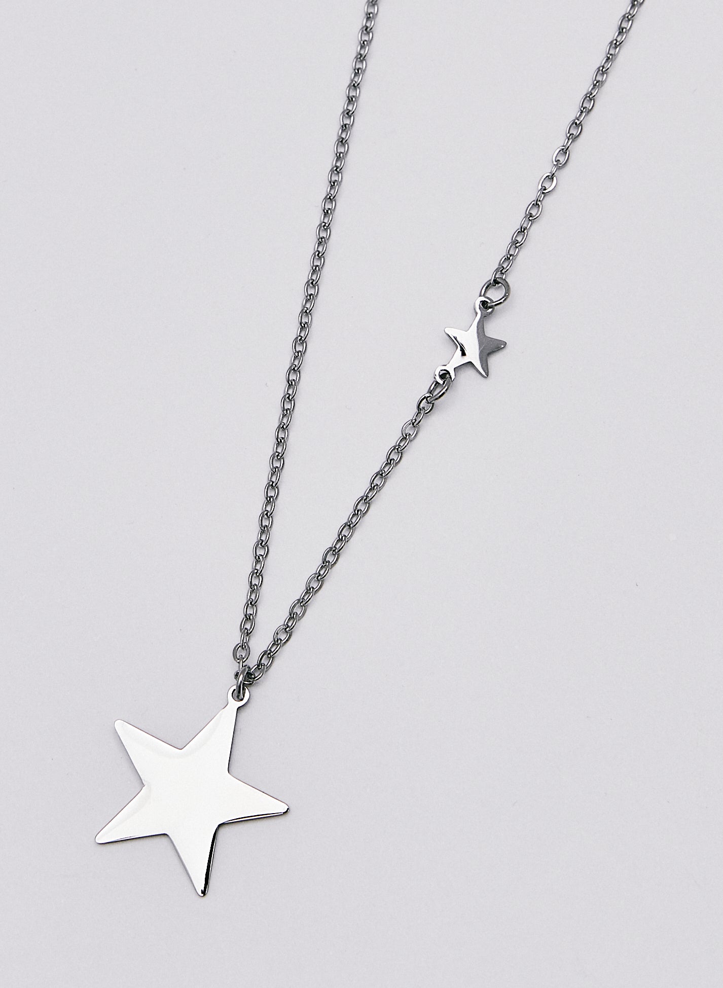 COLLAR IRIS PLATEADO
