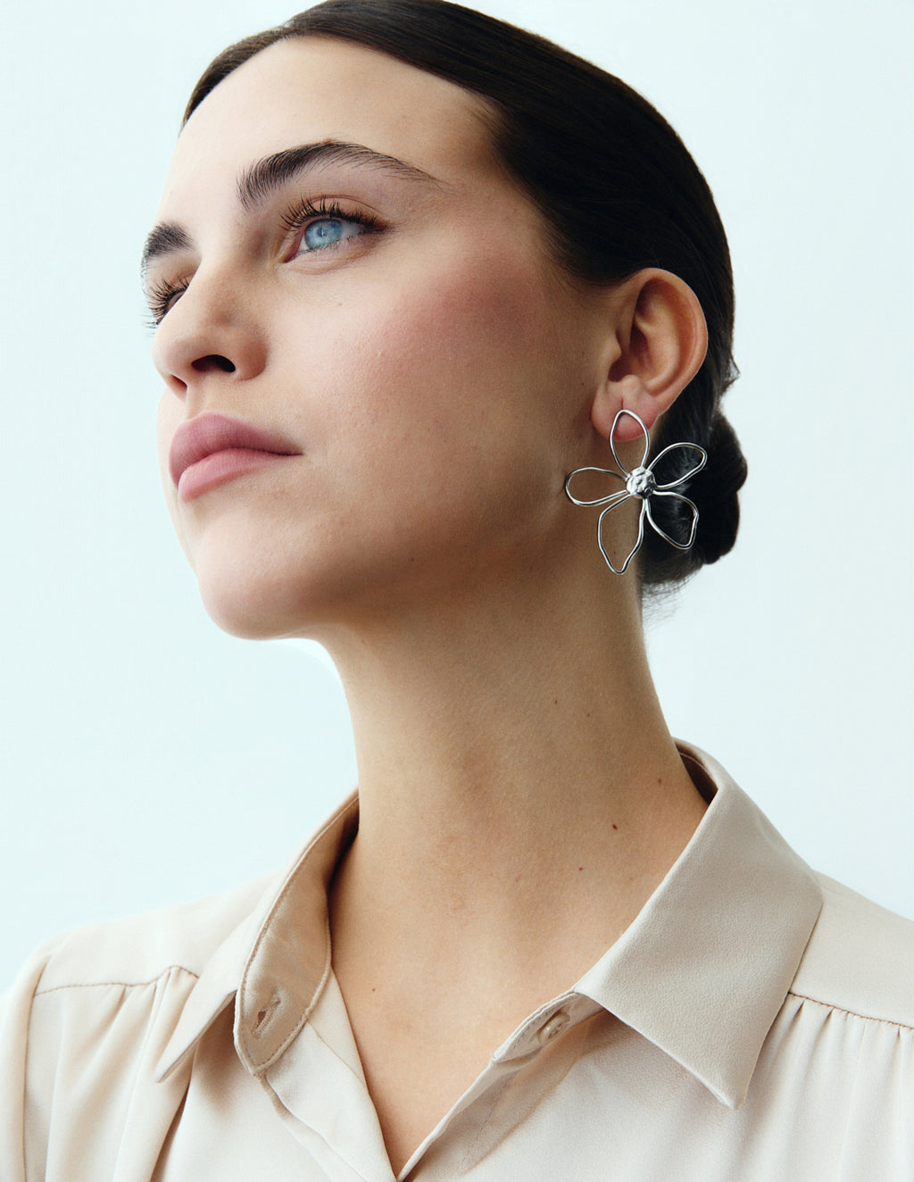 PENDIENTE KATIA PLATEADO