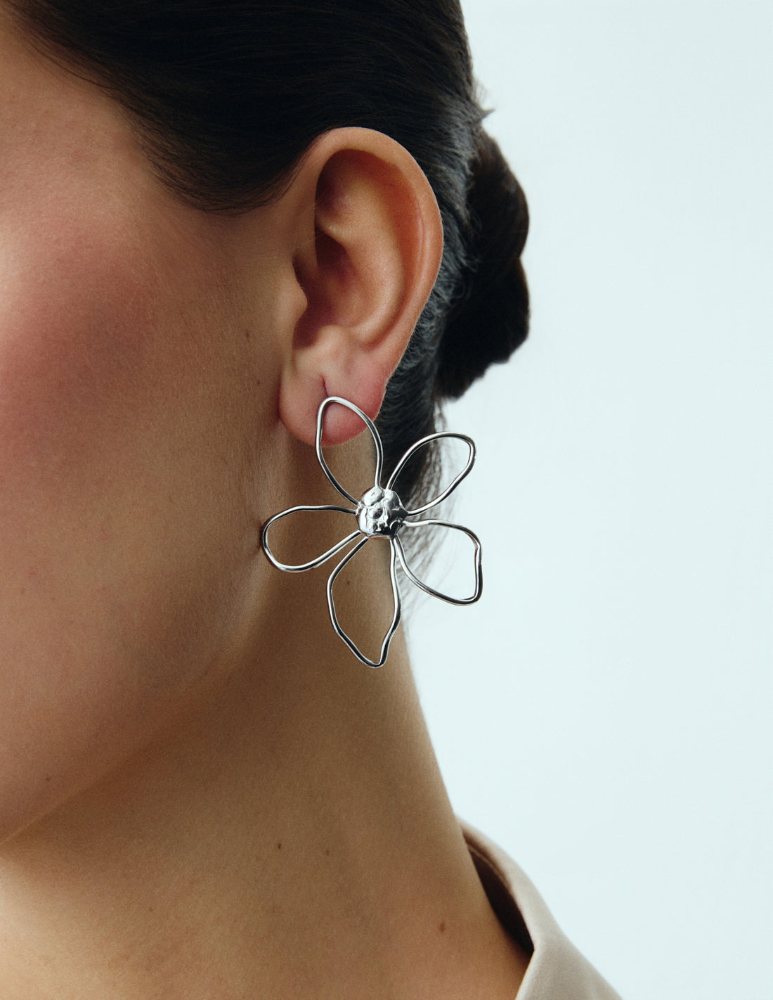 PENDIENTE KATIA PLATEADO