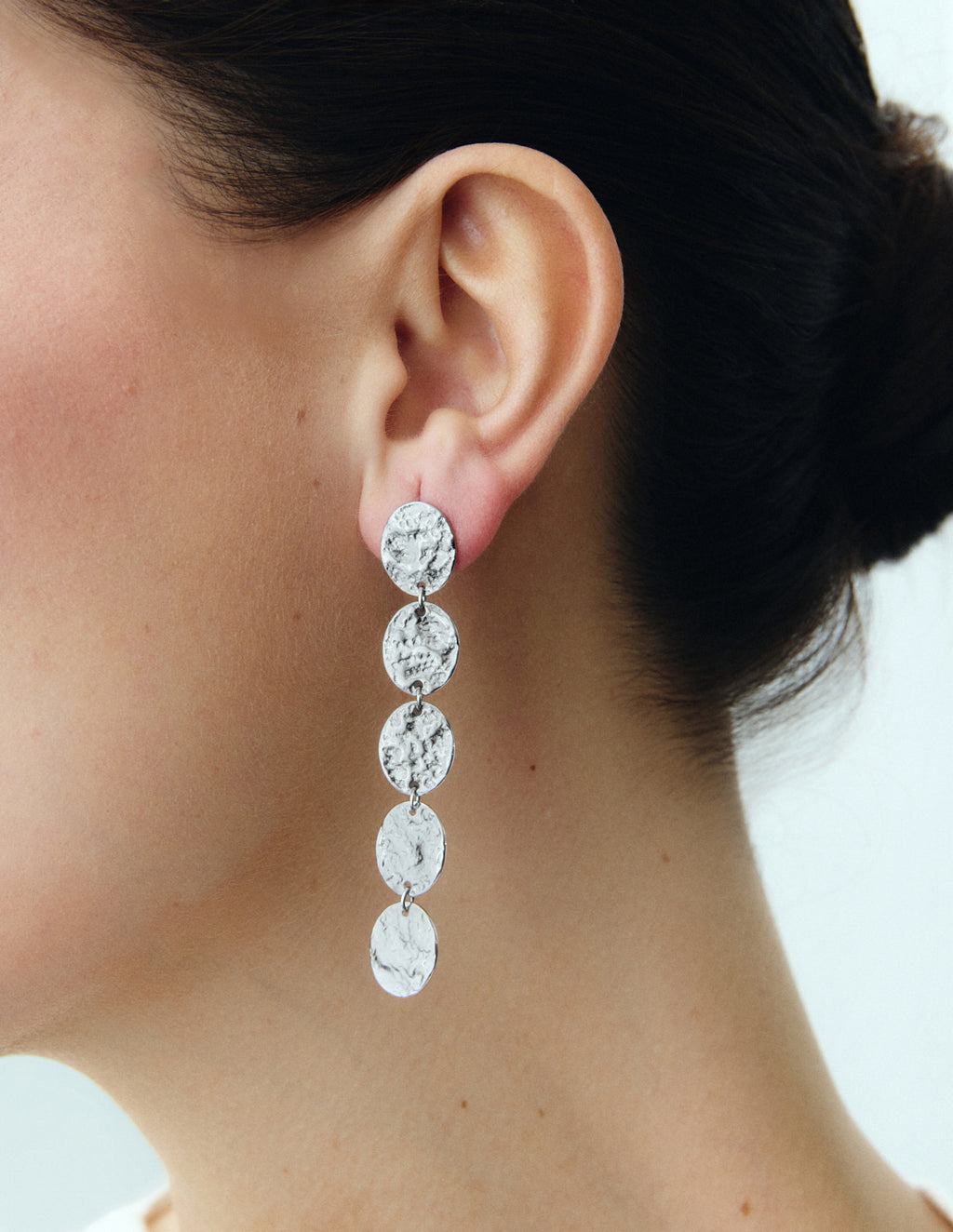 PENDIENTE LUDMILA PLATEADO