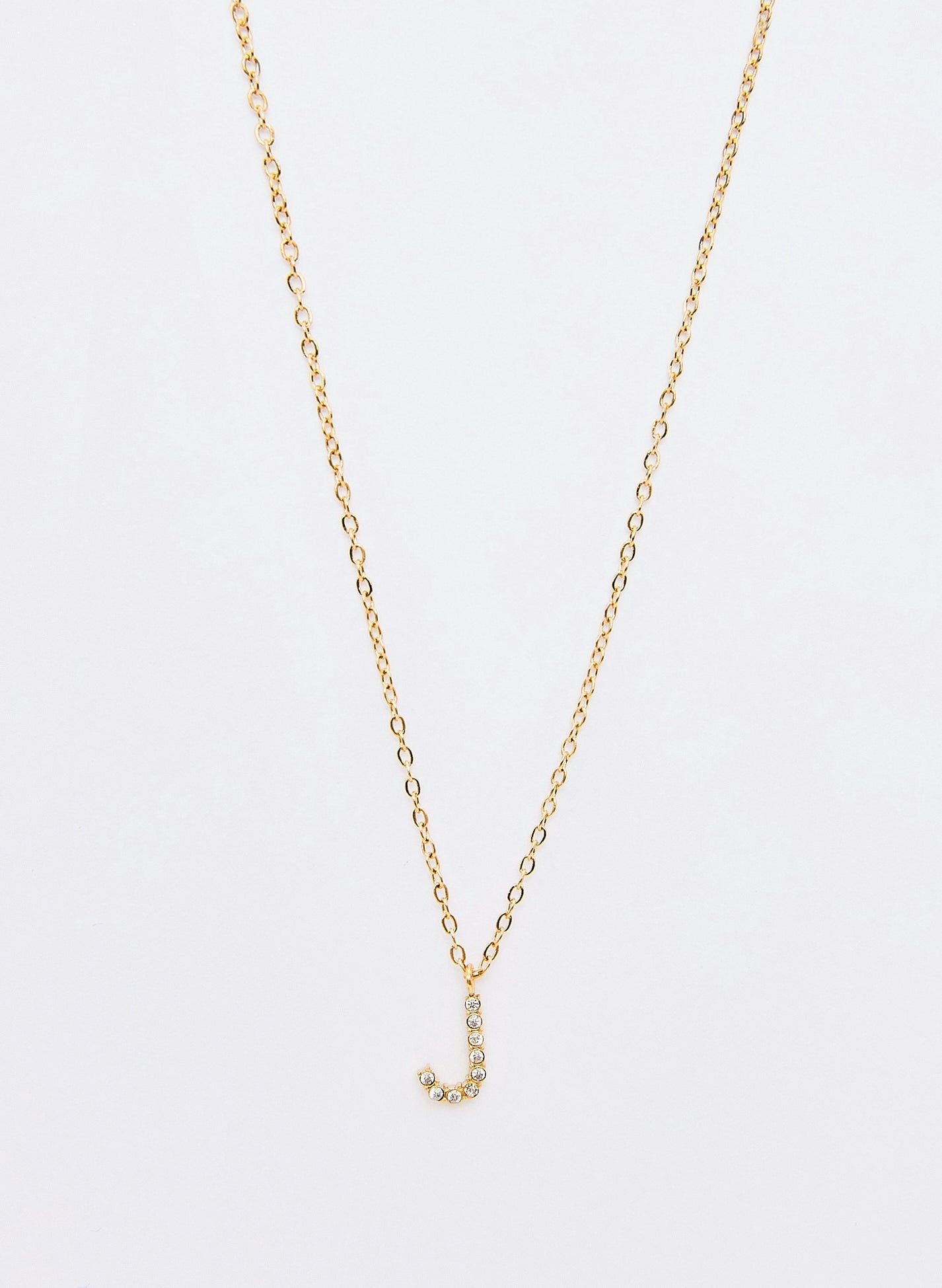 COLLAR INICIAL DORADO ABALORIOS