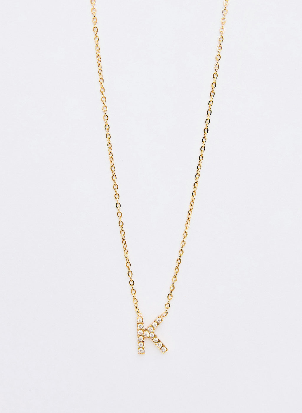 COLLAR INICIAL DORADO ABALORIOS