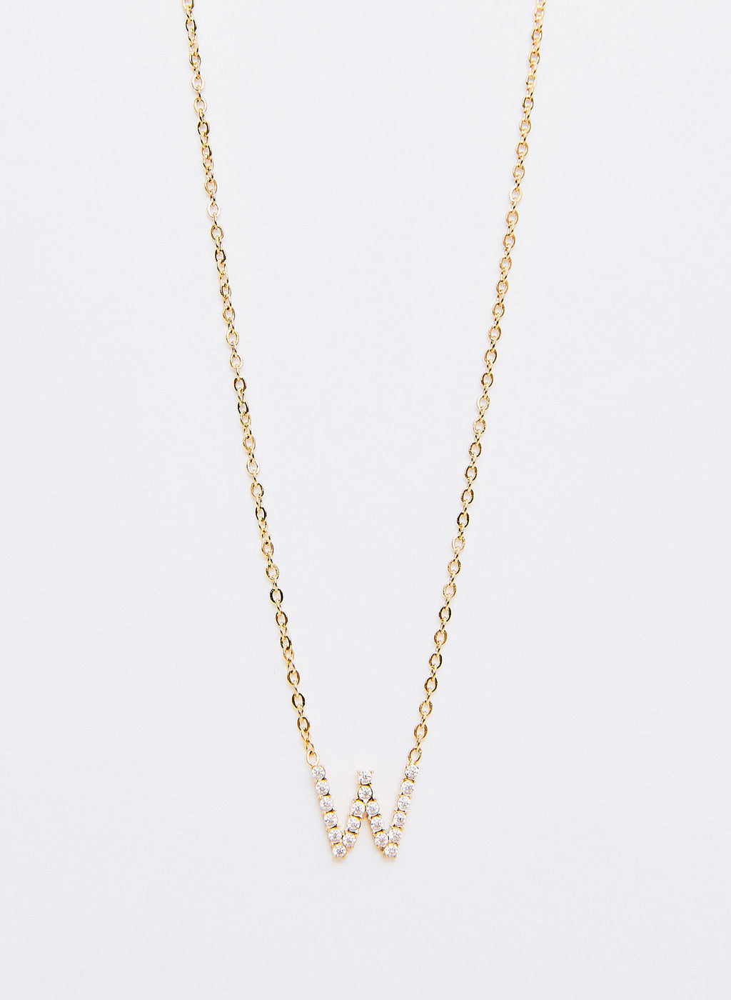 COLLAR INICIAL DORADO ABALORIOS