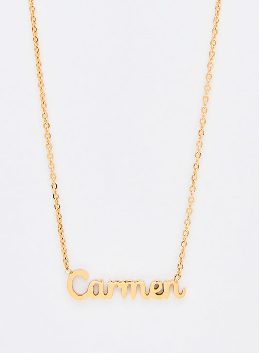 COLLAR CARMEN DORADO