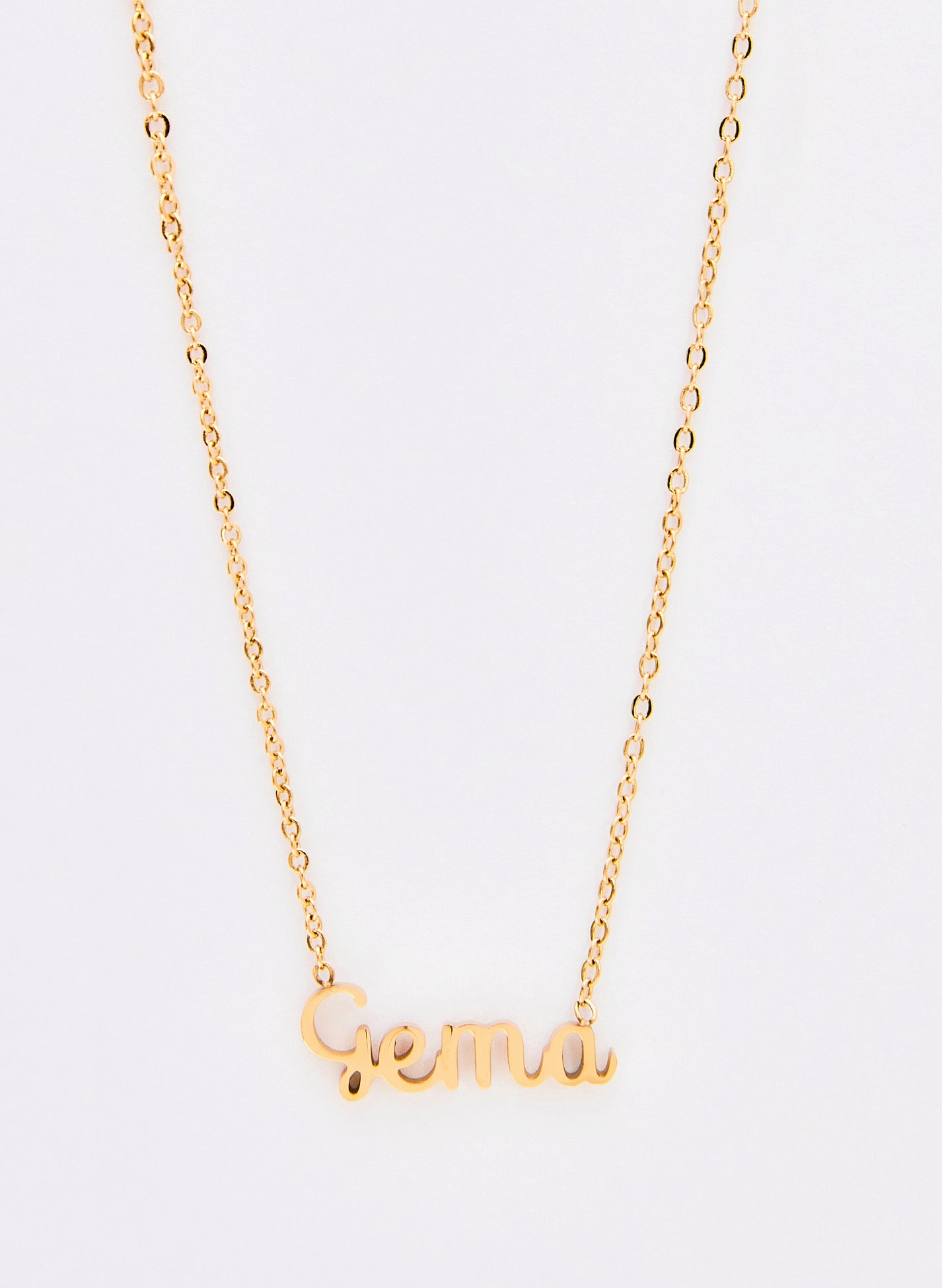 COLLAR GEMA DORADO