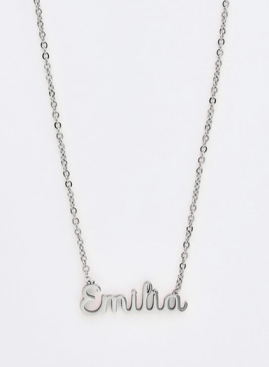 COLLAR EMILIA PLATEADO