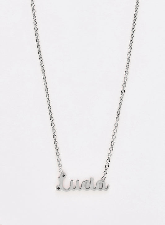 COLLAR LUCIA PLATEADO