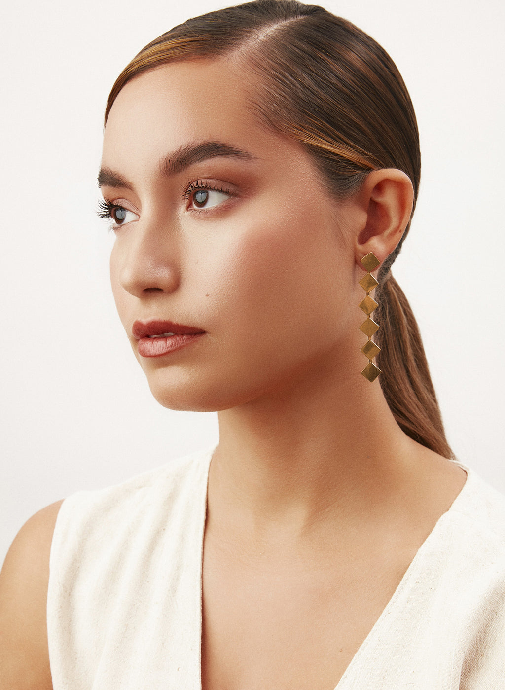 PENDIENTES FRANCESCA DORADO