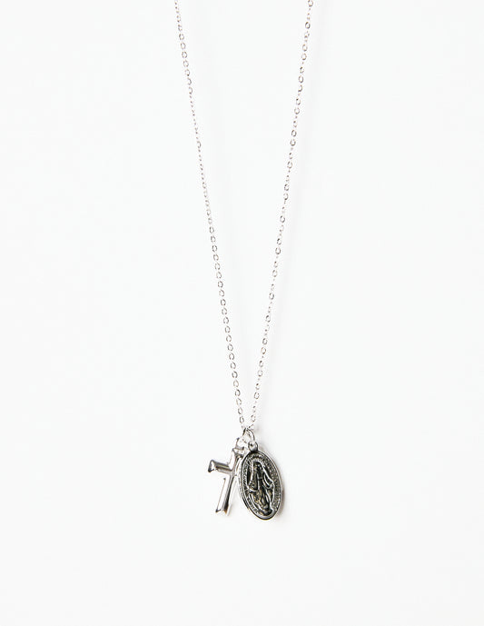 COLLAR MIRELLA PLATEADO