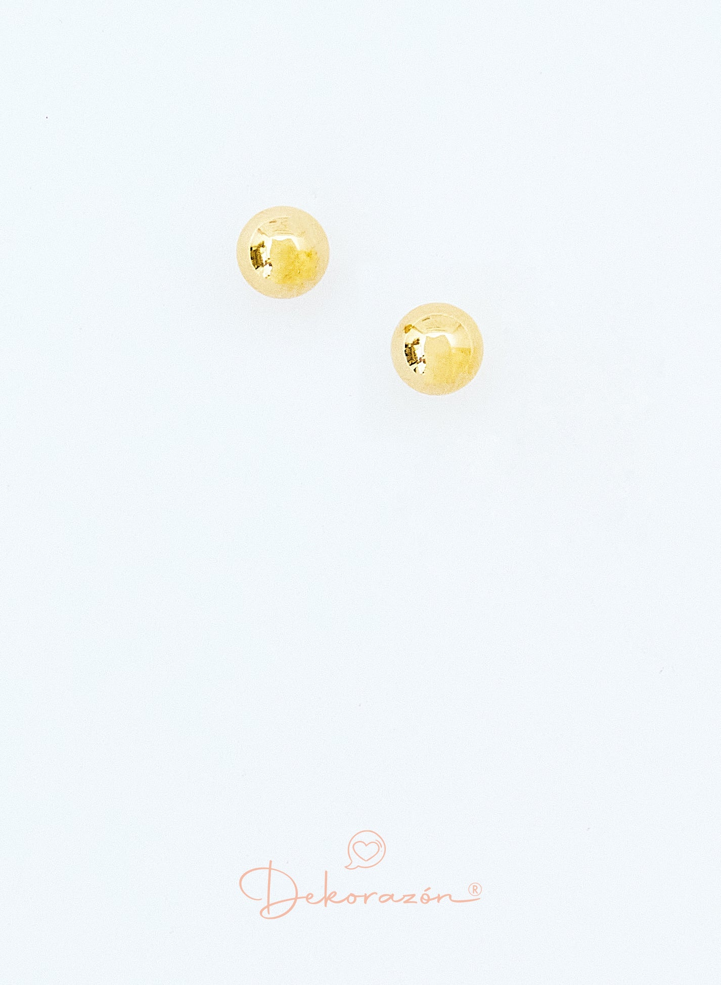 PENDIENTES ESFERA 3MM DORADO