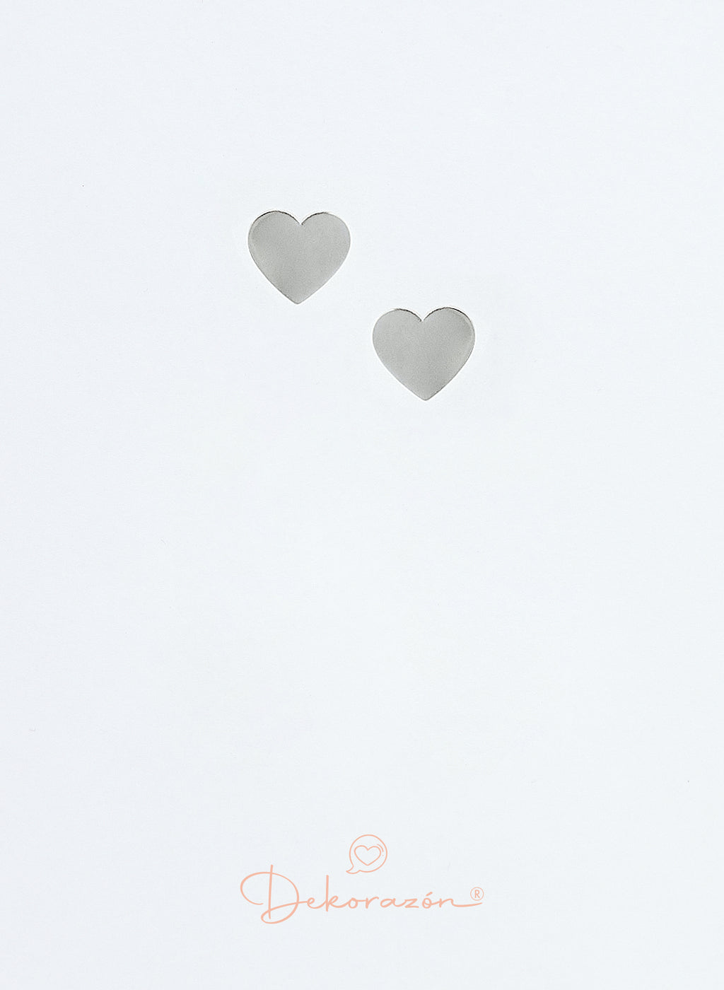 PENDIENTES CORAZÓN PLATEADO