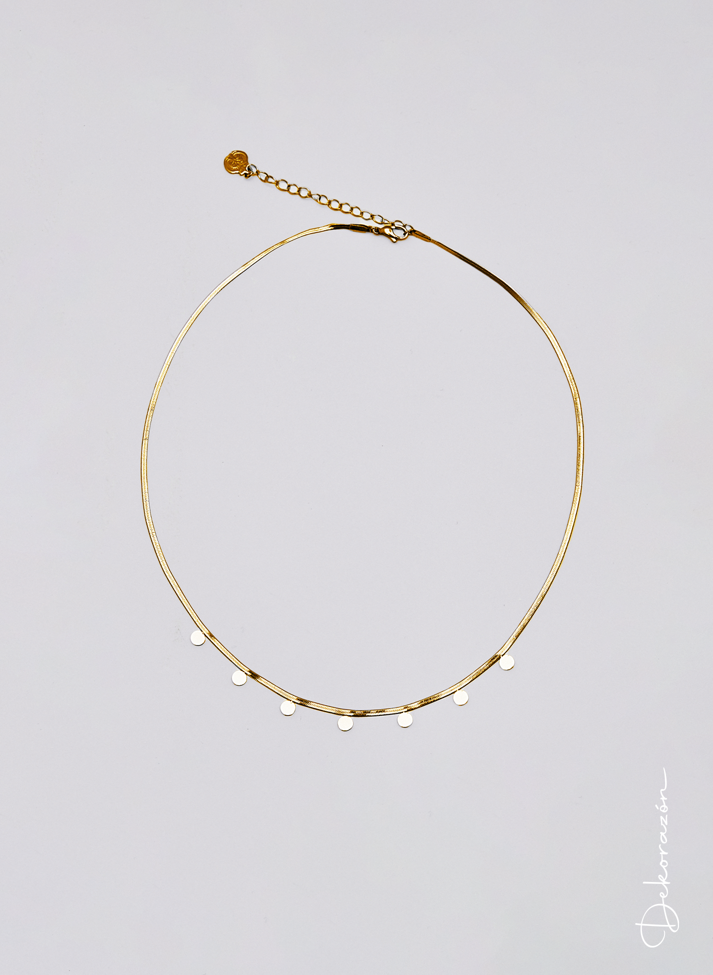 COLLAR CAMELIA DORADO
