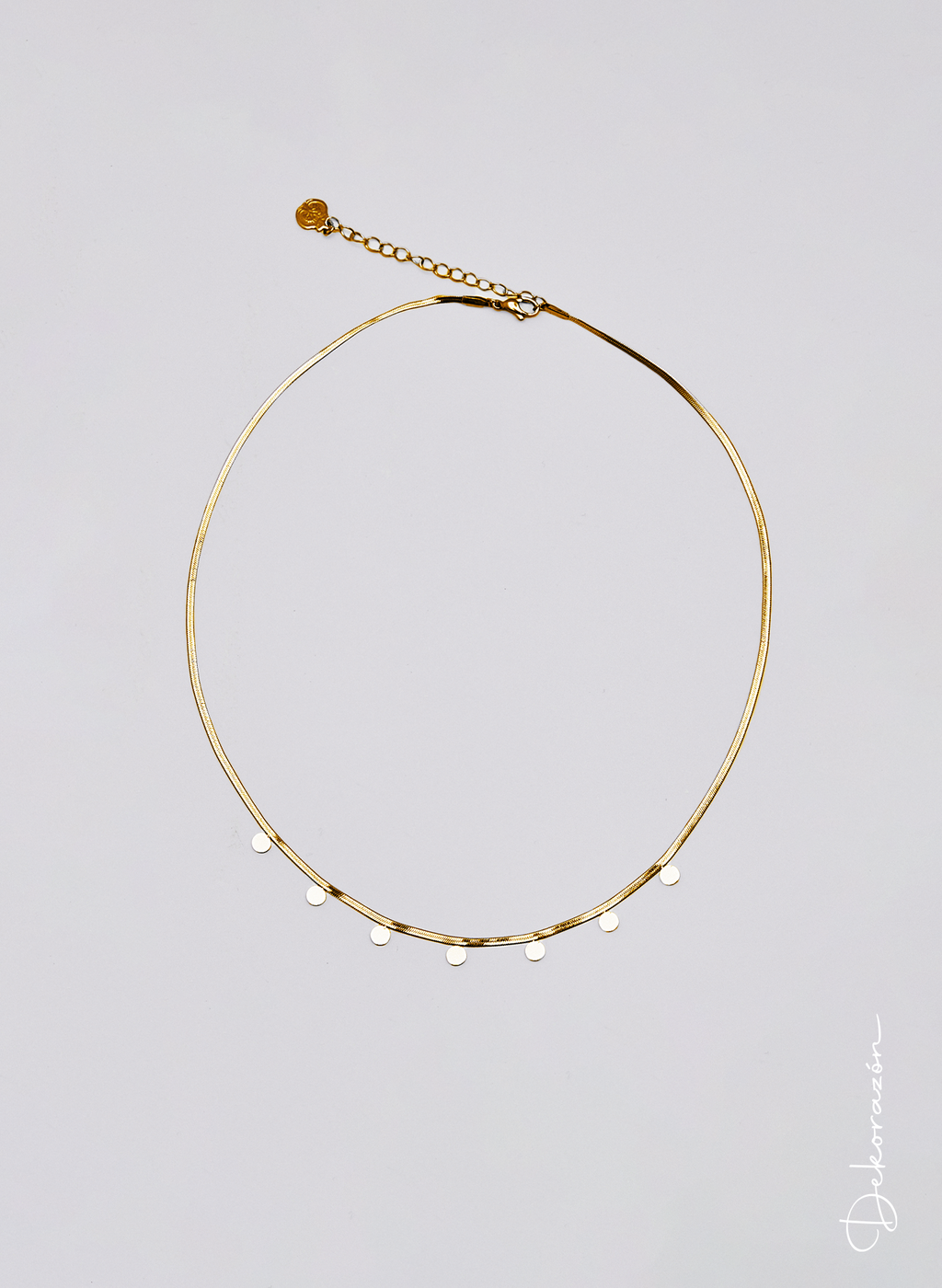 COLLAR CAMELIA DORADO