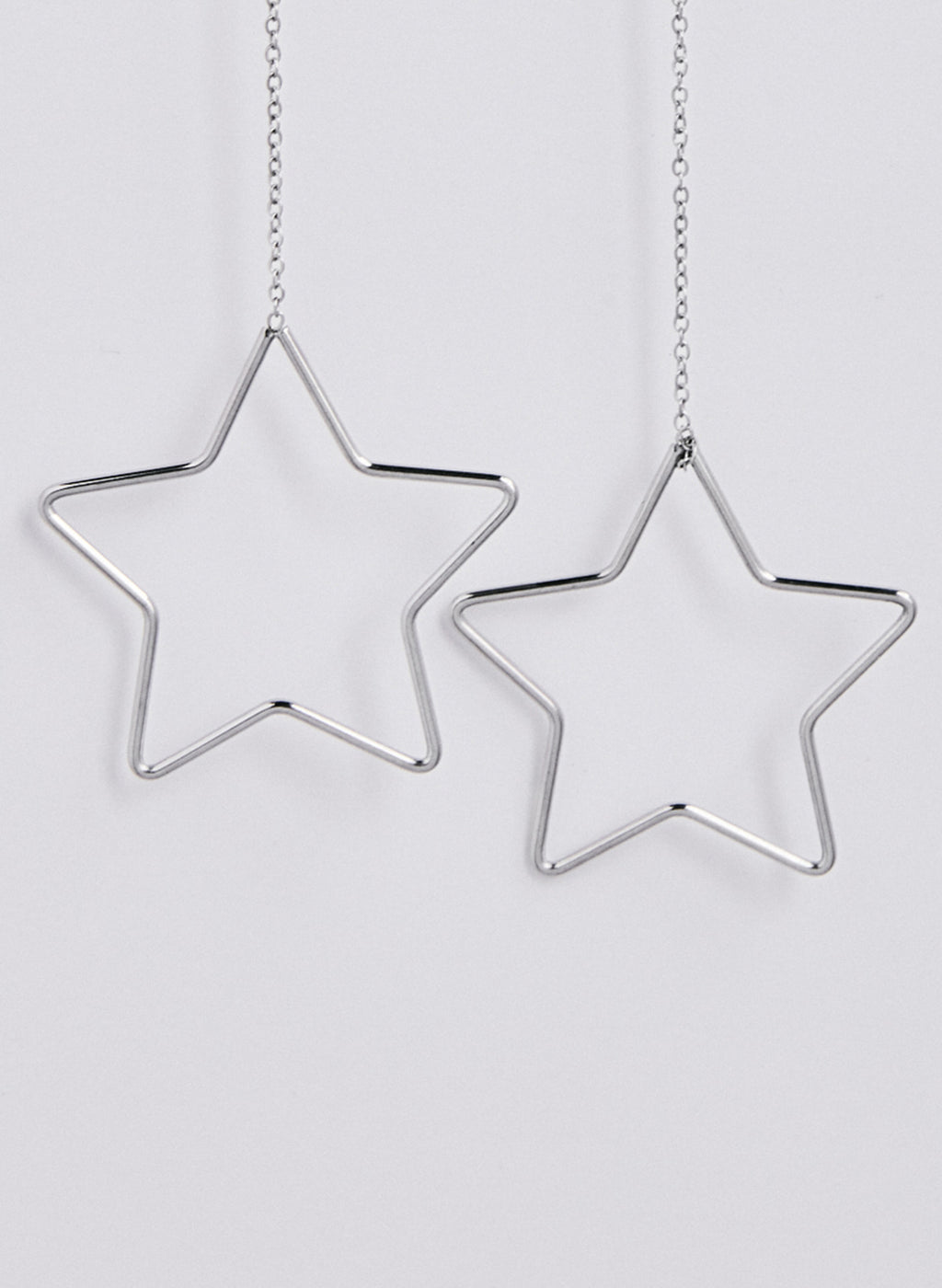 PENDIENTES ESTRELLA PLATEADO